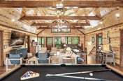 Expansive Luxury Pool Cabin For Large Groups