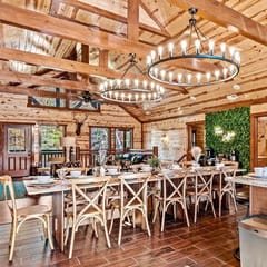 Stunning Luxe Cabin Indoor Heated Pool Sleeps 28