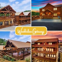 2 Giant Luxury Cabins Sleeps 40 2 HotTubs 2 Pools