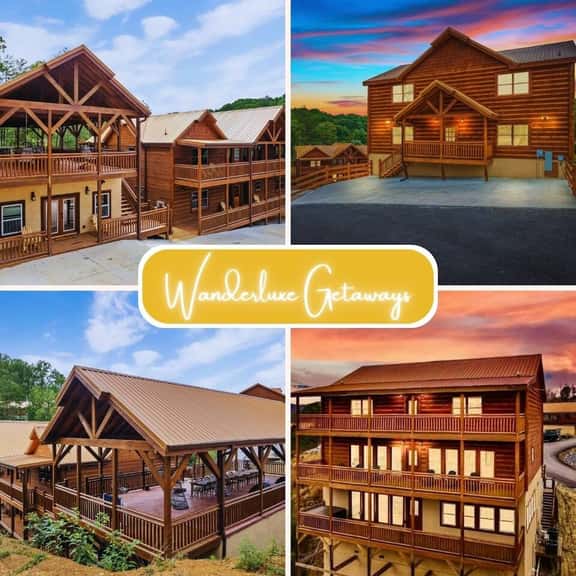 2 Giant Luxury Cabins Sleeps 40 2 HotTubs 2 Pools - Image 1