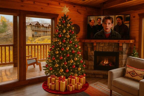 Stellar Cabin for 20: Views, Heated Pool & Theater - Image 2