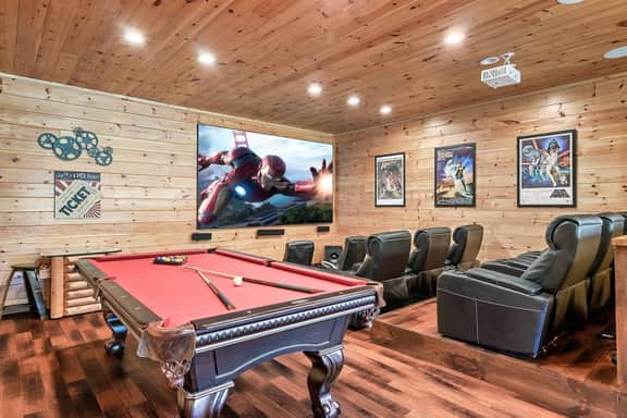 Private Lake Fire Pit Theater & Game Room - Image 5