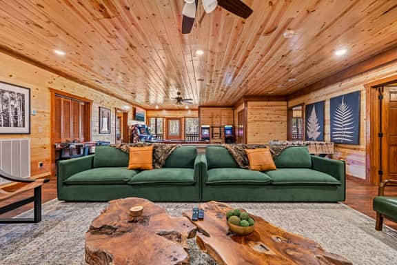 Stunning Luxe Cabin Indoor Heated Pool Sleeps 28 - Image 2