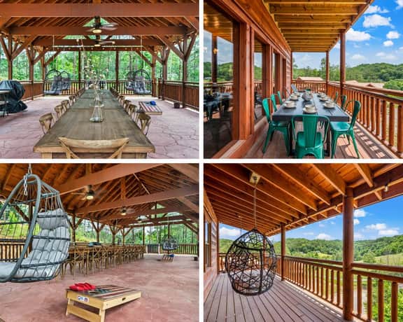 2 Giant Luxury Cabins Sleeps 40 2 HotTubs 2 Pools - Image 4